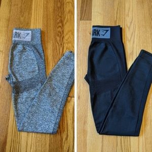 Set of 2 Small Gymshark Flex leggings